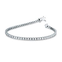 Bracelet Mirco Visconti Femme Bracciale tennis donna in Or blanc NL1/40 - NL1/40